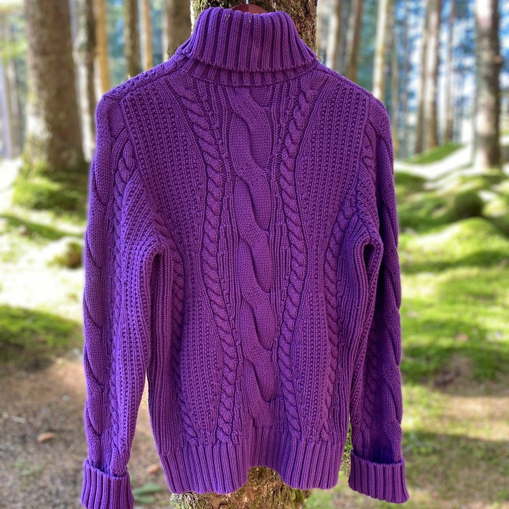Chunky cotton sweater
